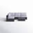 Bessemer Wicker Fully Assembled 4 - Person Seating Group with Cushions
