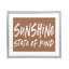 «Summery Sunshine State Of Mind», reproduction d'art encadrée sous verre-2044917753-2044917757