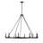Natividad 10-Light Candle Style Wagon Wheel Chandelier-819235691-891258737