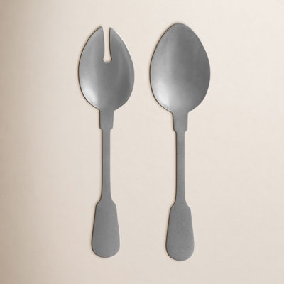 Saga Stainless Steel Salad Servers