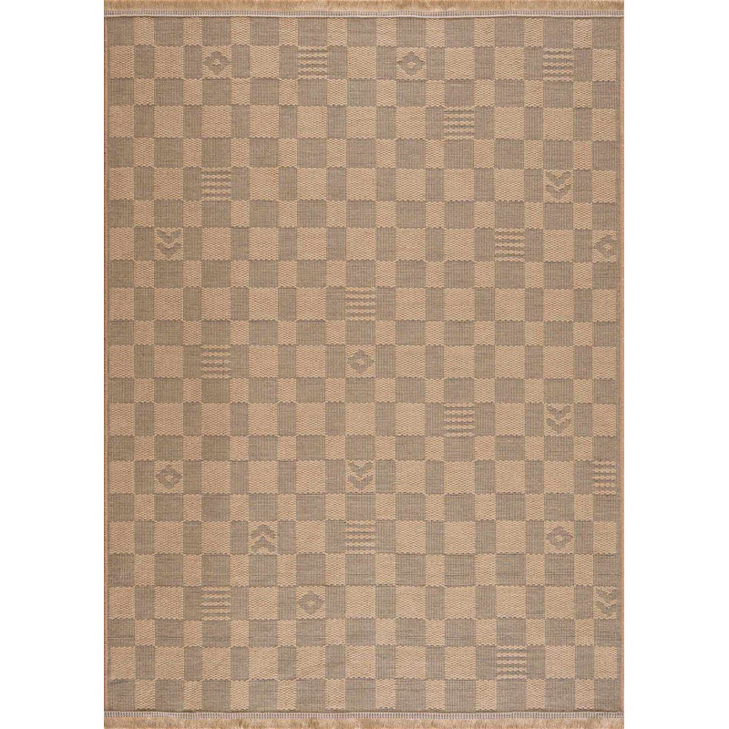 Tapis rectangulaire Jozalynn, Rectangle 6 pi 6 po x 9 pi