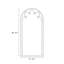 Miroirs pleine longueur demi-cercle en bois manufacturé-129929251