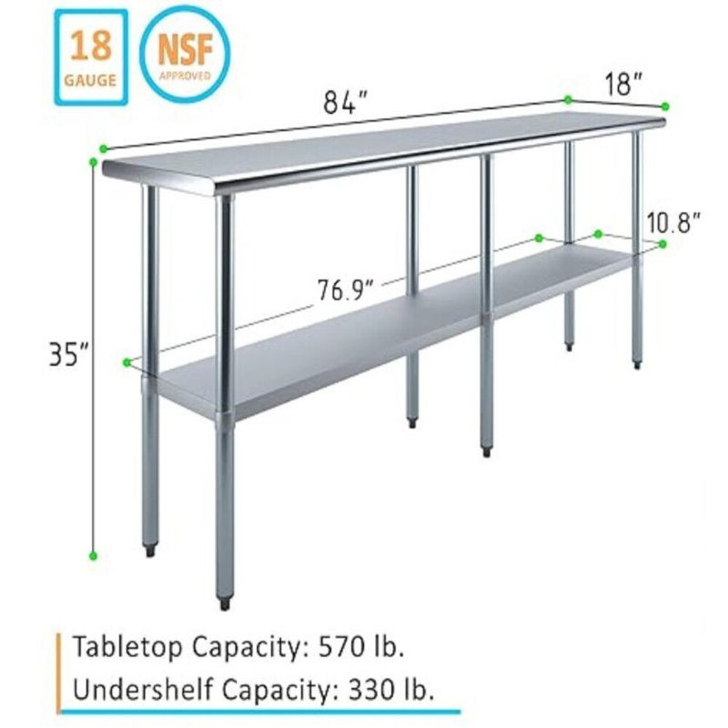 Express KitchQuip L 84 x H 35, H 35 po x L 84 po x P 18 po