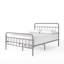 Florence 42" Modern Farmhouse Metal Platform Bed-74882157-74882158