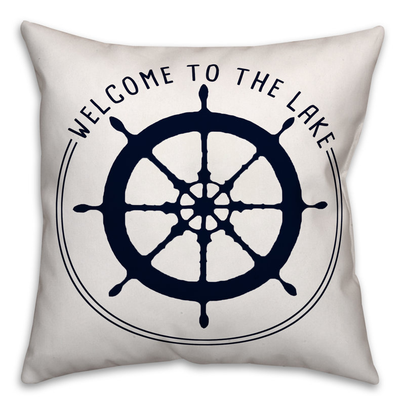  Coussin extérieur Welcome to the Lake