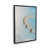 Satin Black Floater Framed