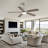 52 Inch Modern Ceiling Fan With 3 Color Dimmable 5 ABS Blades Remote Control Reversible DC Motor With Led Light-2017682894-2016510227