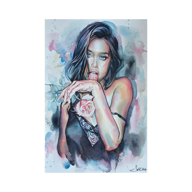 Fading Fragrance III - Wrapped Canvas Gallery-Wrapped Canvas Giclée, 20.32 cm H x 30.48 cm W