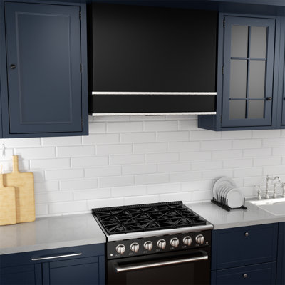 Akicon 36" Stainless Steel 600 CFM Ducted (Vented) Wall Mounted Required Range Hood
