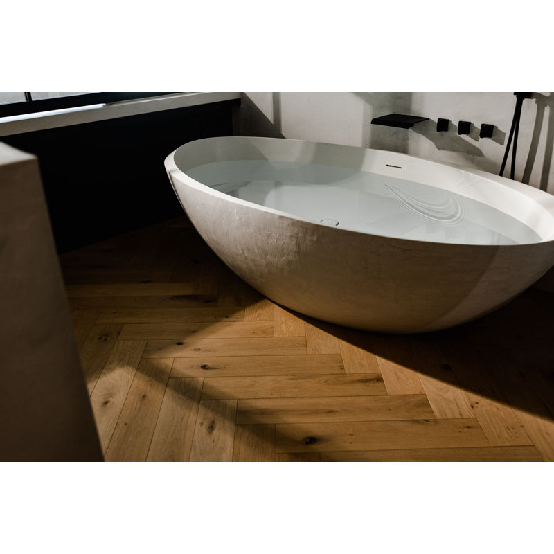 74.8'' L Soaking Bathtub, White