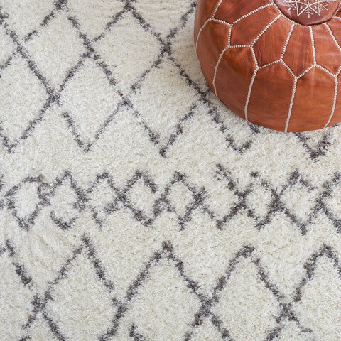 Vladimir Geometric Hand Woven Area Rug, Rectangle 155 x 229 cm