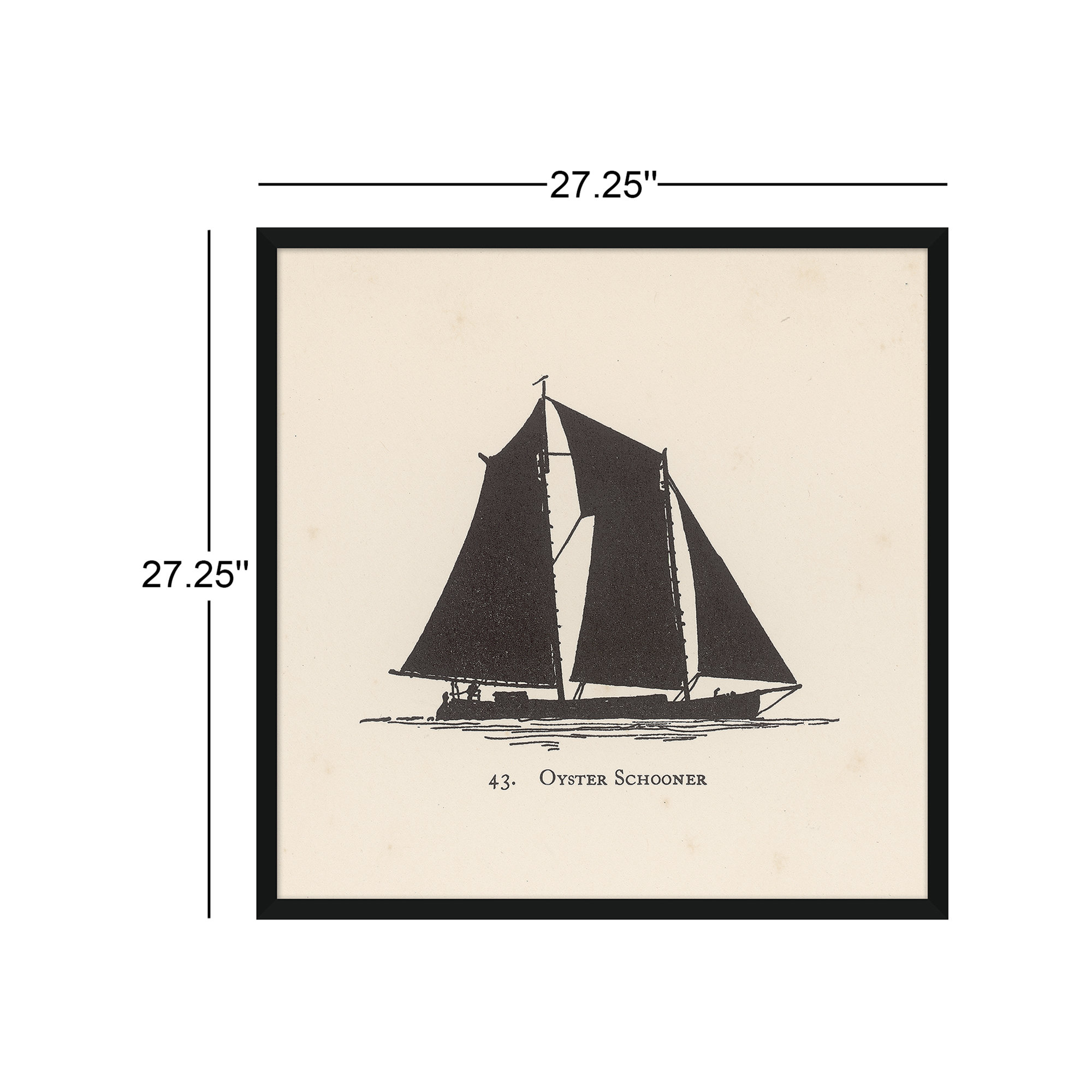 Oyster Schooner Sailboat
