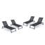 Ensemble de chaises longues inclinables de 76,5 po Petrie-26860163