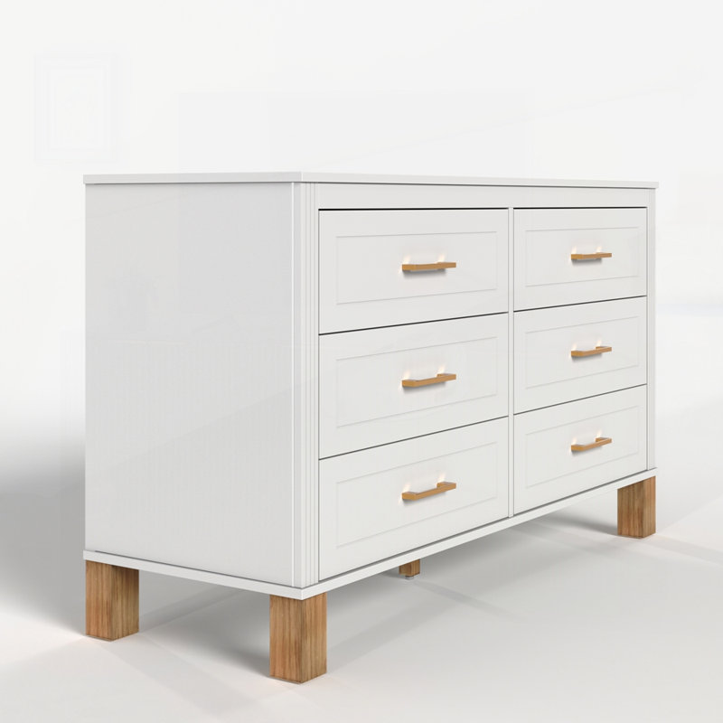 Wooden Entryway Table with Pre-Installed, White