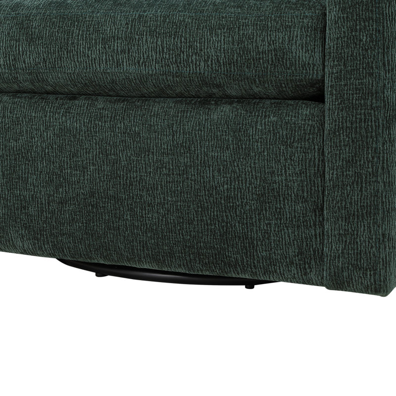 Fauteuil demi-tonneau vert Sutton Kelly, Green
