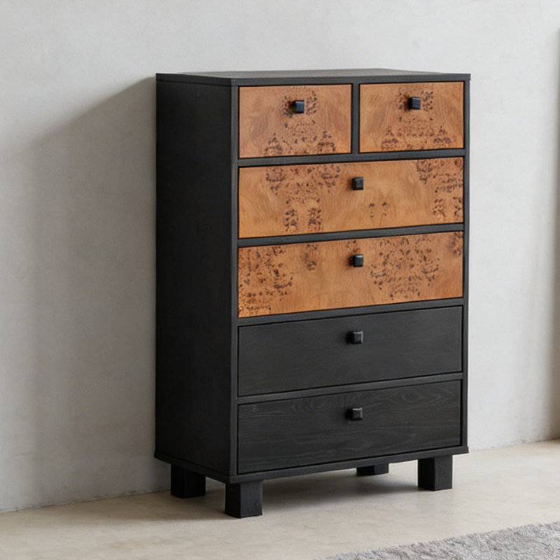 Commode d'appoint style rétro minimaliste français
