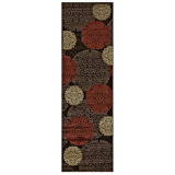Cherine Abstract Brown Area Rug