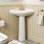 Lavabo de salle de bain piédestal 20,47 po DeerValley