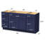66'' Single Bathroom Vanity Base Only-95277996