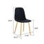 Ensemble de 4 chaises de salle à manger à dossier courbé Minimalist Minimalist-249121643-249121641