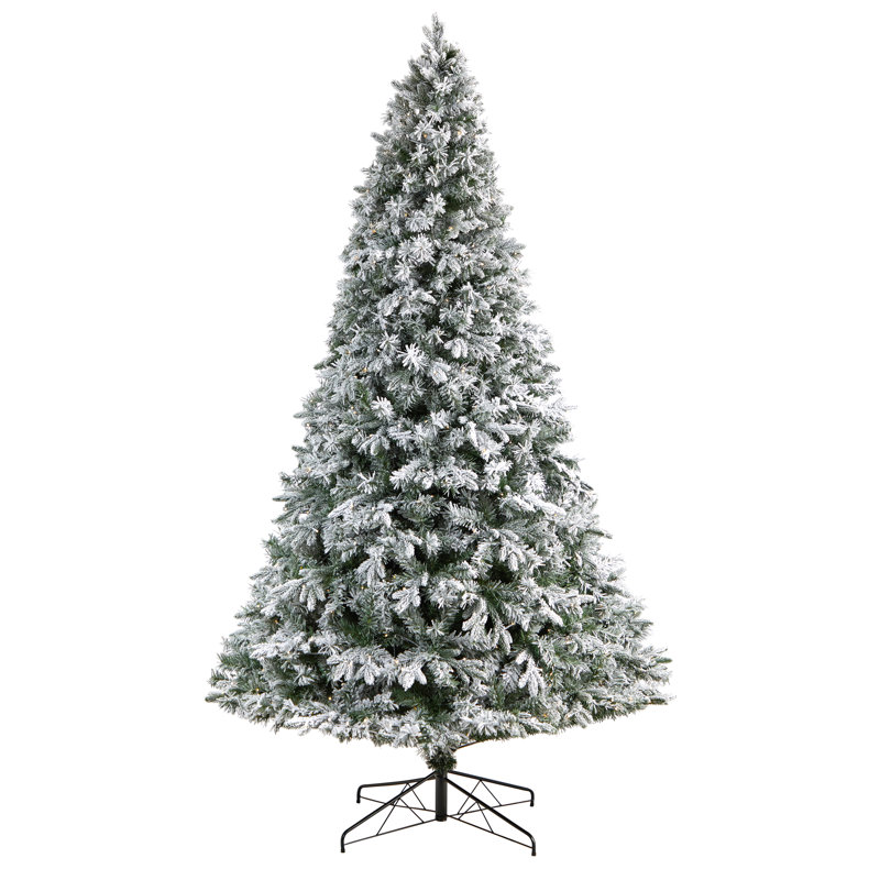 Lighted Artificial Christmas Tree, 9' H