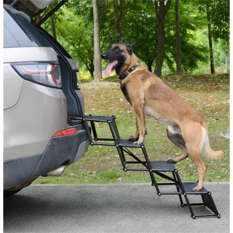 Rampe pliable pour animaux en acier