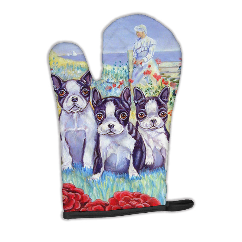 Gant de cuisine Boston Terrier Trio