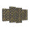 «Lattice Gold Leaves», reproduction d'art sur toile