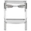 Table de bout avec rangement en verre Chaseton