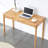 Burlywood Rectangular Solid Wood desks-107376209