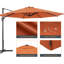 Parasol en porte-à-faux rond 11 pi avec manivelle Shanea-334925271