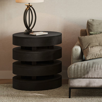 Table de bout ronde Delwyn Mid-Century