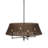 Cristalle 4 - Light Iron Drum Chandelier