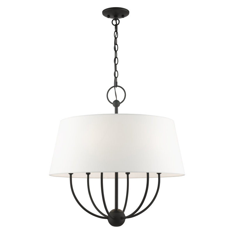 Lustre empire à 6 lumières Antonya, Noir