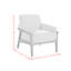  Chaise Donna en cacao Langley-1319717056