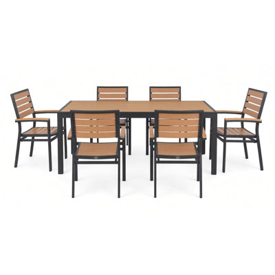 H&D Patio Teak Dining Table 36"x60"