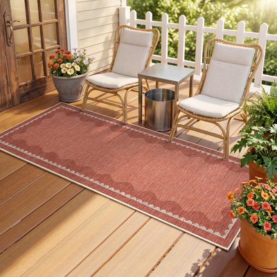 Tapis en jute lavable antidérapant à bords festonnés, résistant aux marques, tapis neutre moderne pour le salon, la chambre à coucher, la salle à manger, le patio, le porche