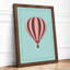 Hot Air Balloon Dream Minimalist - Framed Print-719994406-719994413