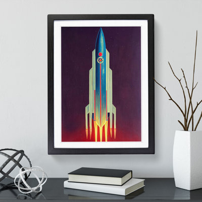 Stupendous Spaceship Rocket - Wall Art
