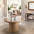 Kenderrick Round Glass Top Dining Table