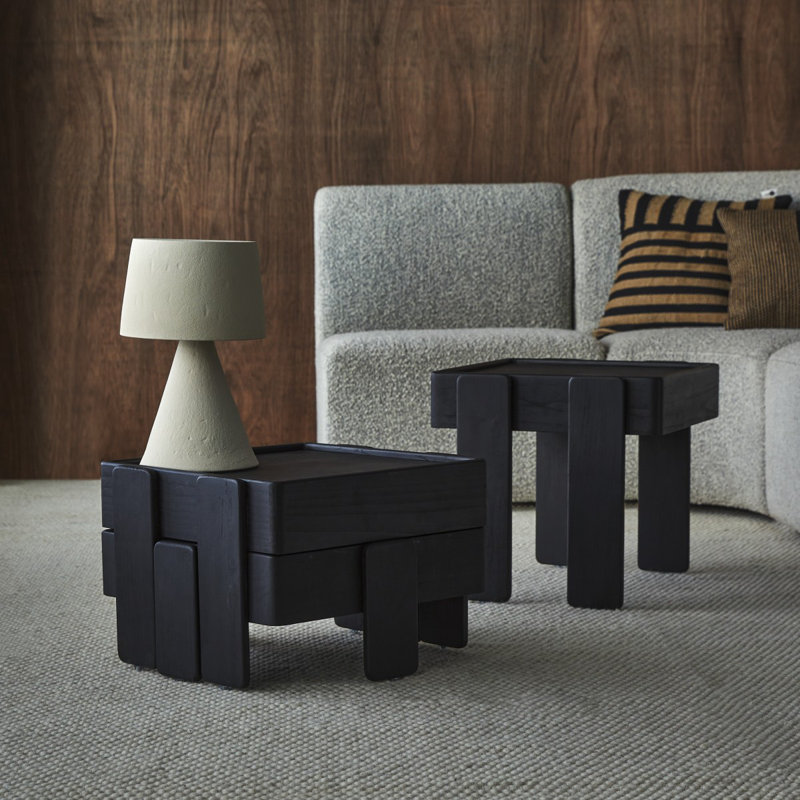 Nido Solid Wood Side Table Set