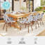 Chaise de bistro empilable toutes saisons Martha Stewart Lily Pond-109713845
