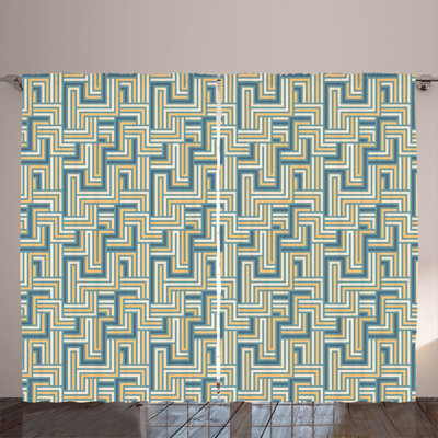Semi Sheer Curtain Pair