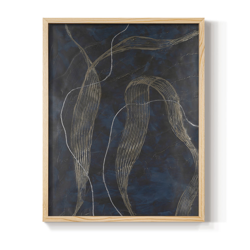 Laminar Flow I Framed Print - Solid Wood, 11" H x 9" W