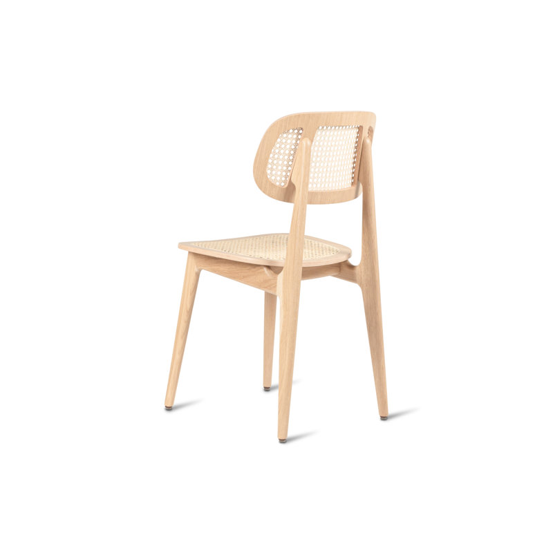 Titus Outdoor Dining Side Chair, Oak