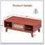 Table basse moderne Mid-Century avec tiroir de rangement en rotin, mobilier de salon en bois durable pour une utilisation élégante et pratique-1676557935