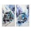 «Turquoise Semi Truck Arctic Hauler», 2 pièces-1460182636-1460182611