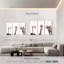 Ensemble de 3 animaux rigolos sur toile-5978624