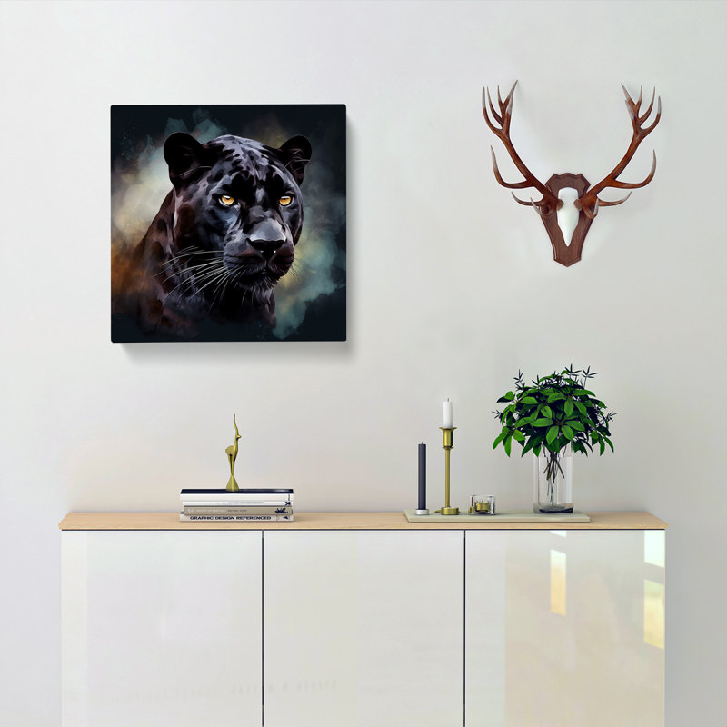 Panther No.1 - Wrapped Canvas, 50cm H x 50cm W x 3cm D