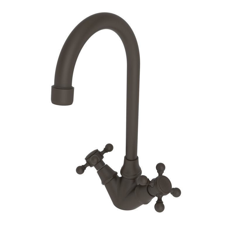 Chesterfield Double Handle Bar Faucet, Oil Rubbed Bronze